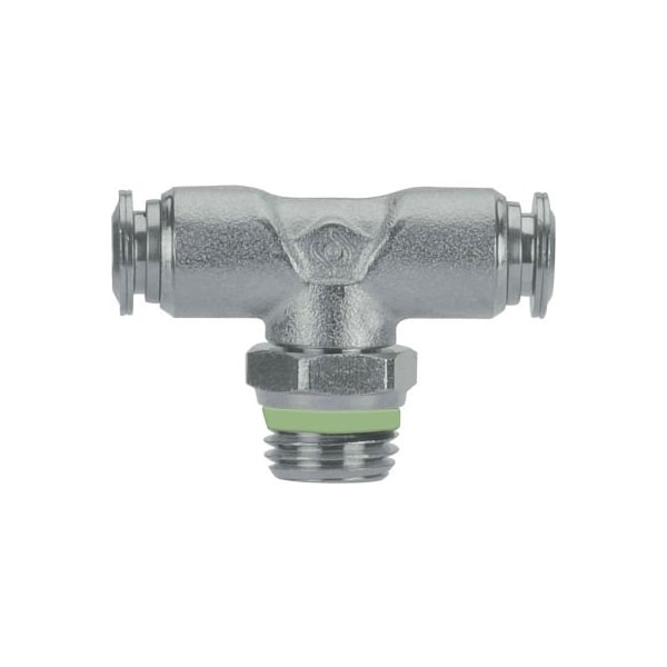 Alpha Technologies AIGNEP Swivel Branch Tee, , 4mm Tube x 1/8" Male BSPT Thread, Stainless Steel 60210-4-1/8 - main